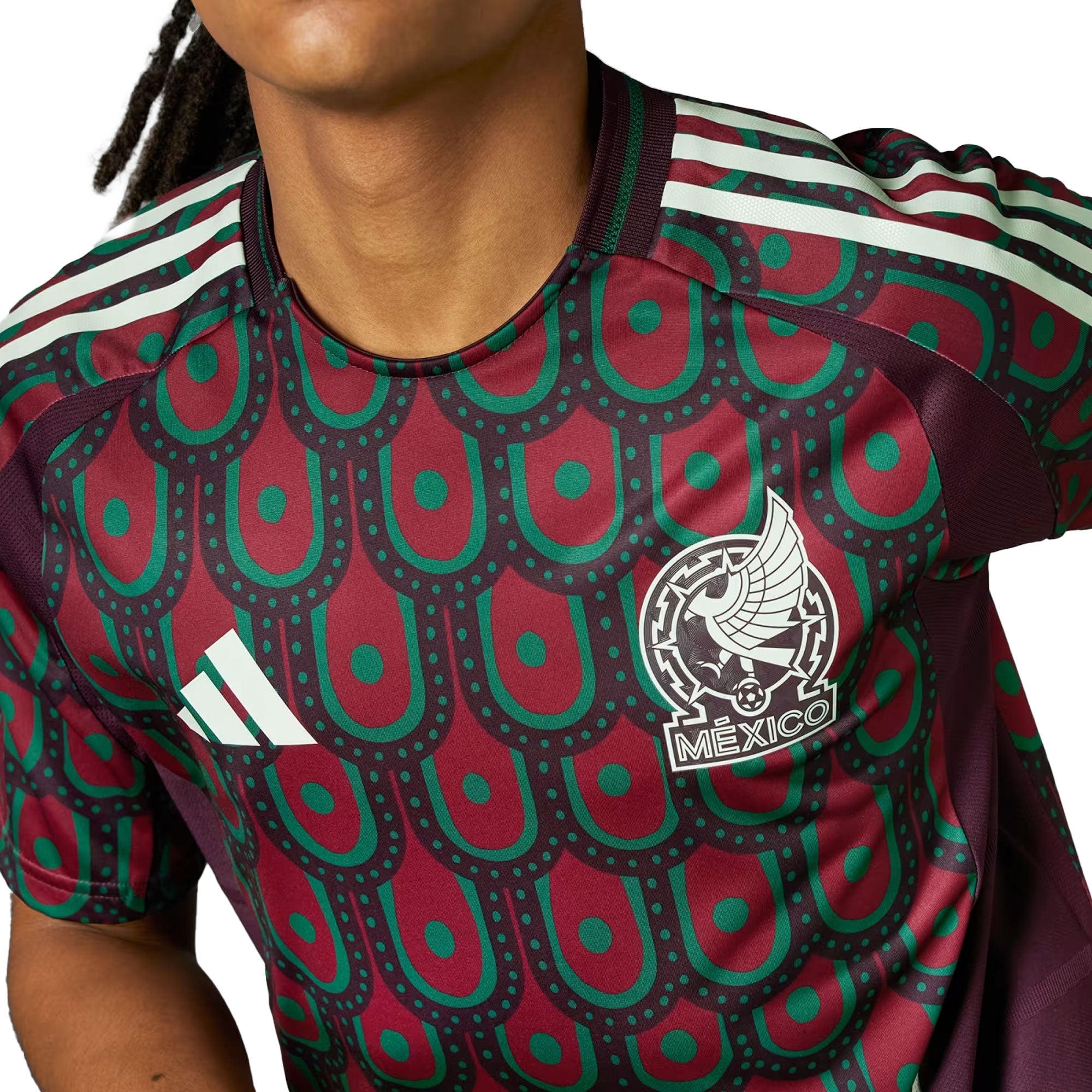 adidas Men's Mexico 2024/25 Authentic Home Jersey Multicolor、mySite、bottomscart