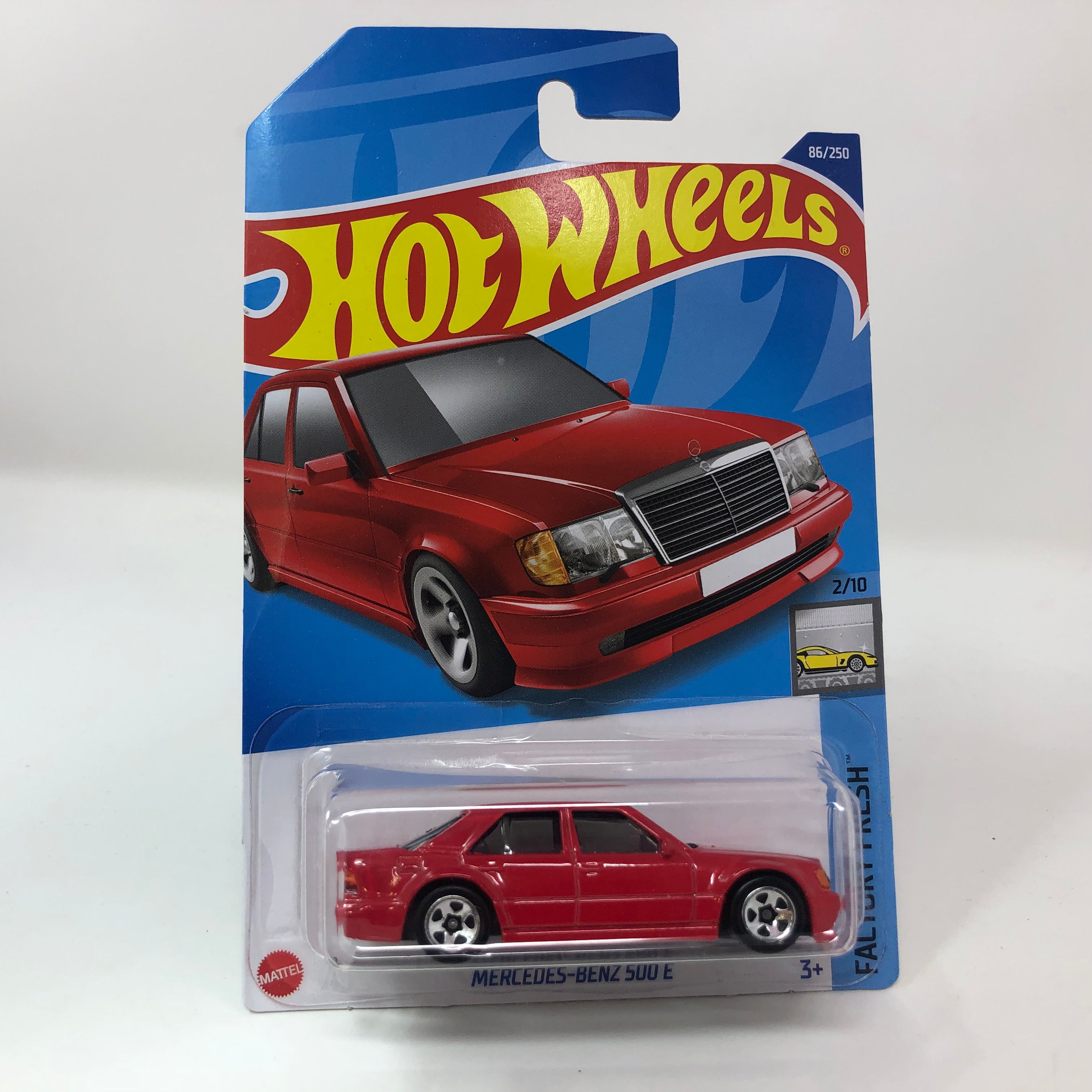 Mercedes-Benz 500 E #86 * RED * 2022 Hot Wheels、mySite、hgirdovlk