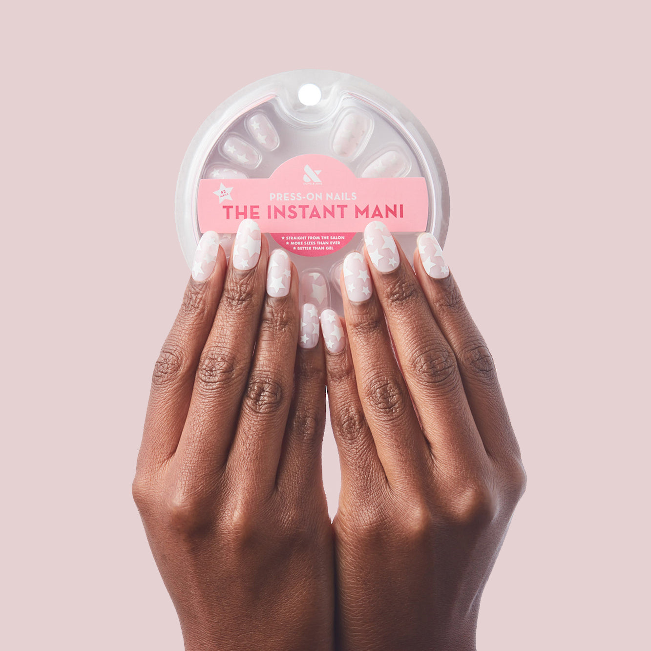 Super Stars - Press-On | Short | Round、mySite、solidvoid