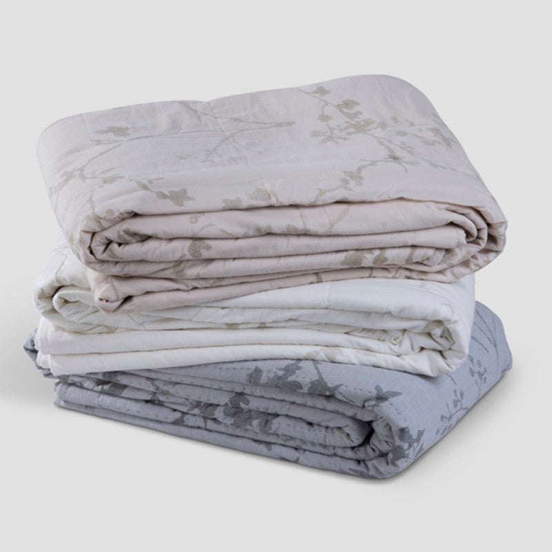 Cotton Twilight Bliss Dohar | Grey | 240 x 260 cm、mySite、camillekostekn