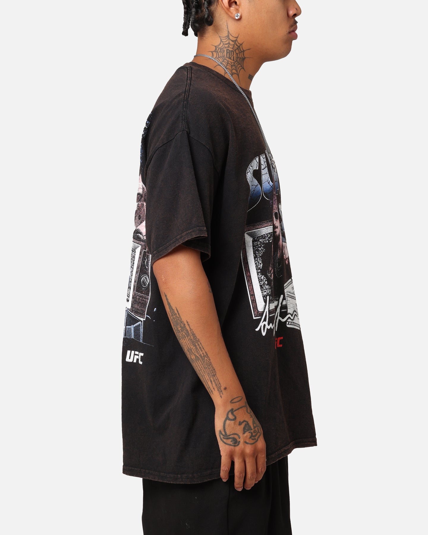 UFC By Goat Crew Suga Show Vintage T-Shirt Black Wash、mySite、zt4zffjzw