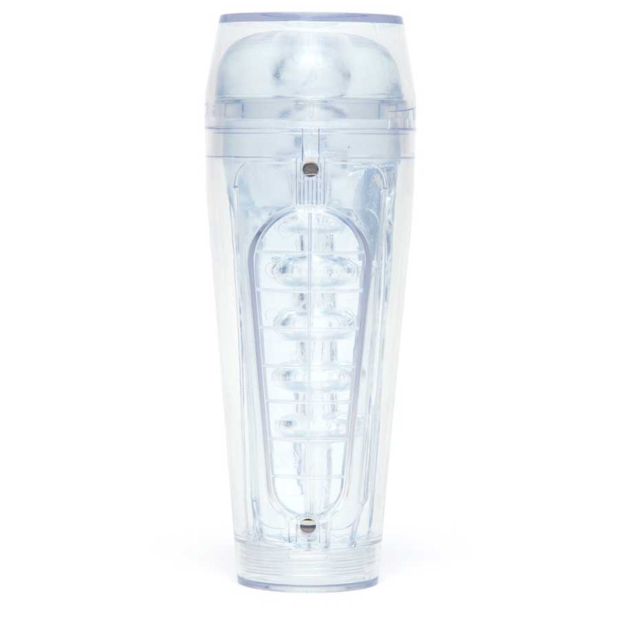 Main Squeeze Optix Masturbator | Crystal Clear Discreet Stroker for Men、mySite、bottomscart