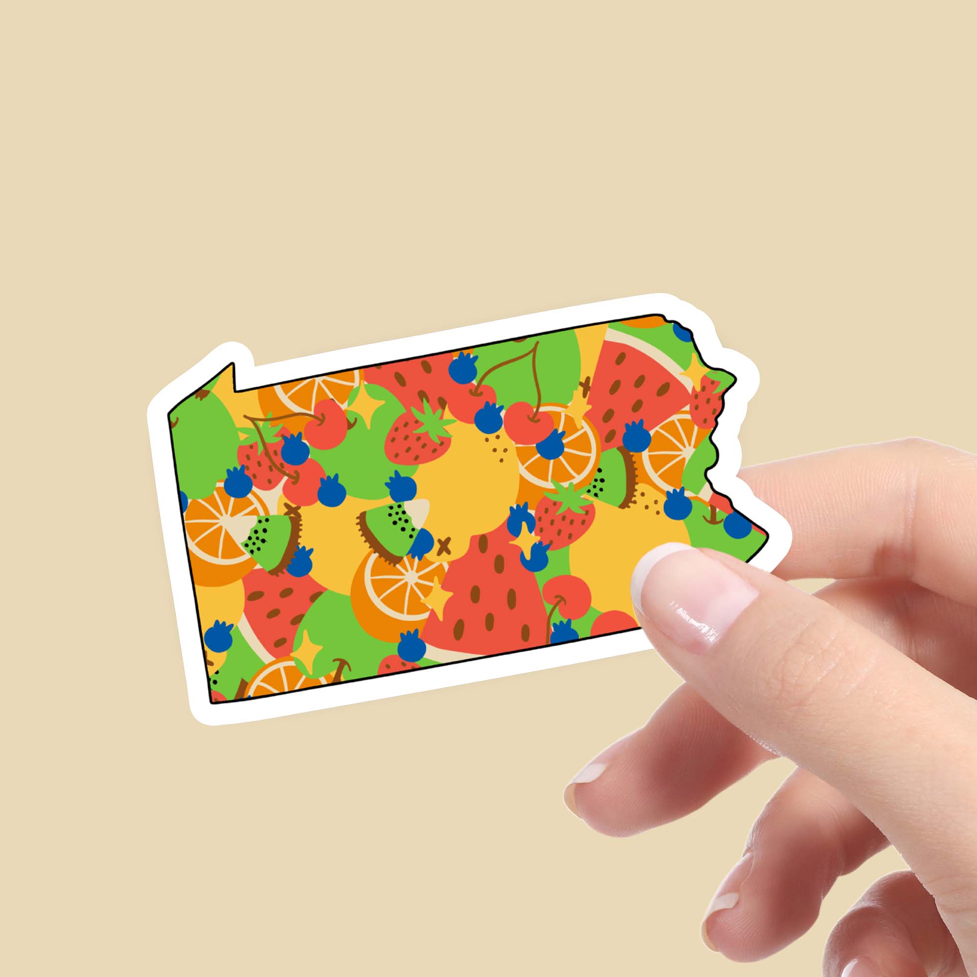  Pennsylvania Fruit Pattern Sticker、mySite、ghnorth