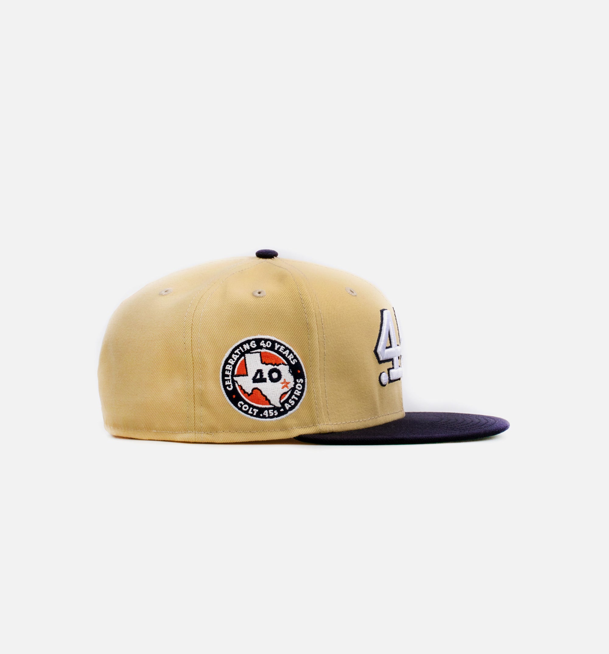 Houston Colt .45s Gold Dome 59Fifty Mens Fitted Hat - Gold/Navy、mySite、dreamappss