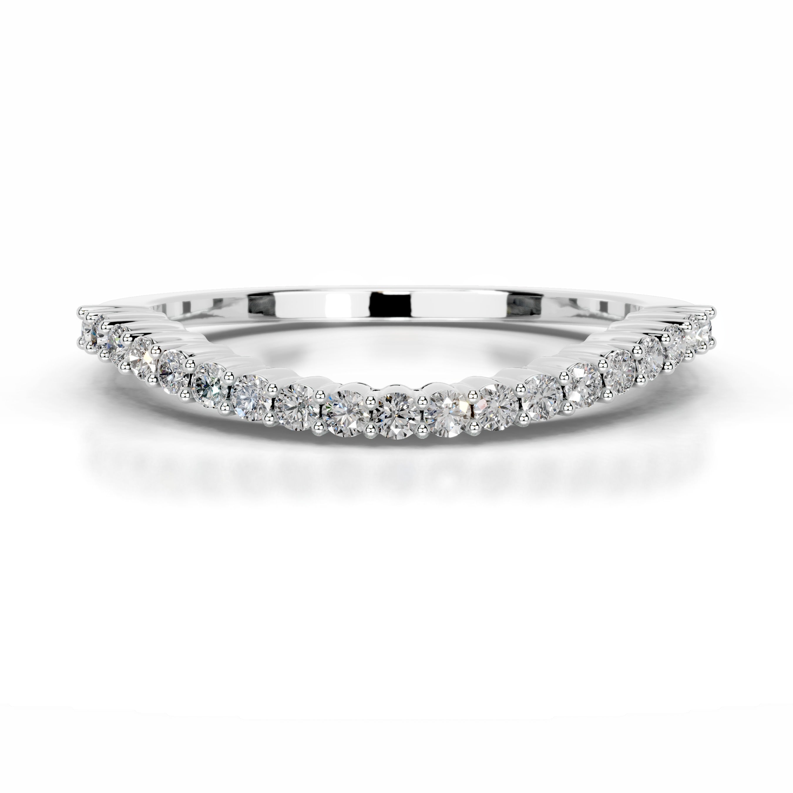 Rowan Diamond Wedding band - 18K White Gold、mySite、hinf8tx79