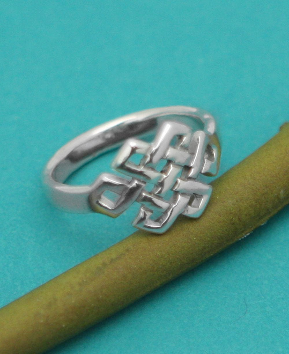 Sterling Silver Infinite Knot Ring、mySite、topwebapps