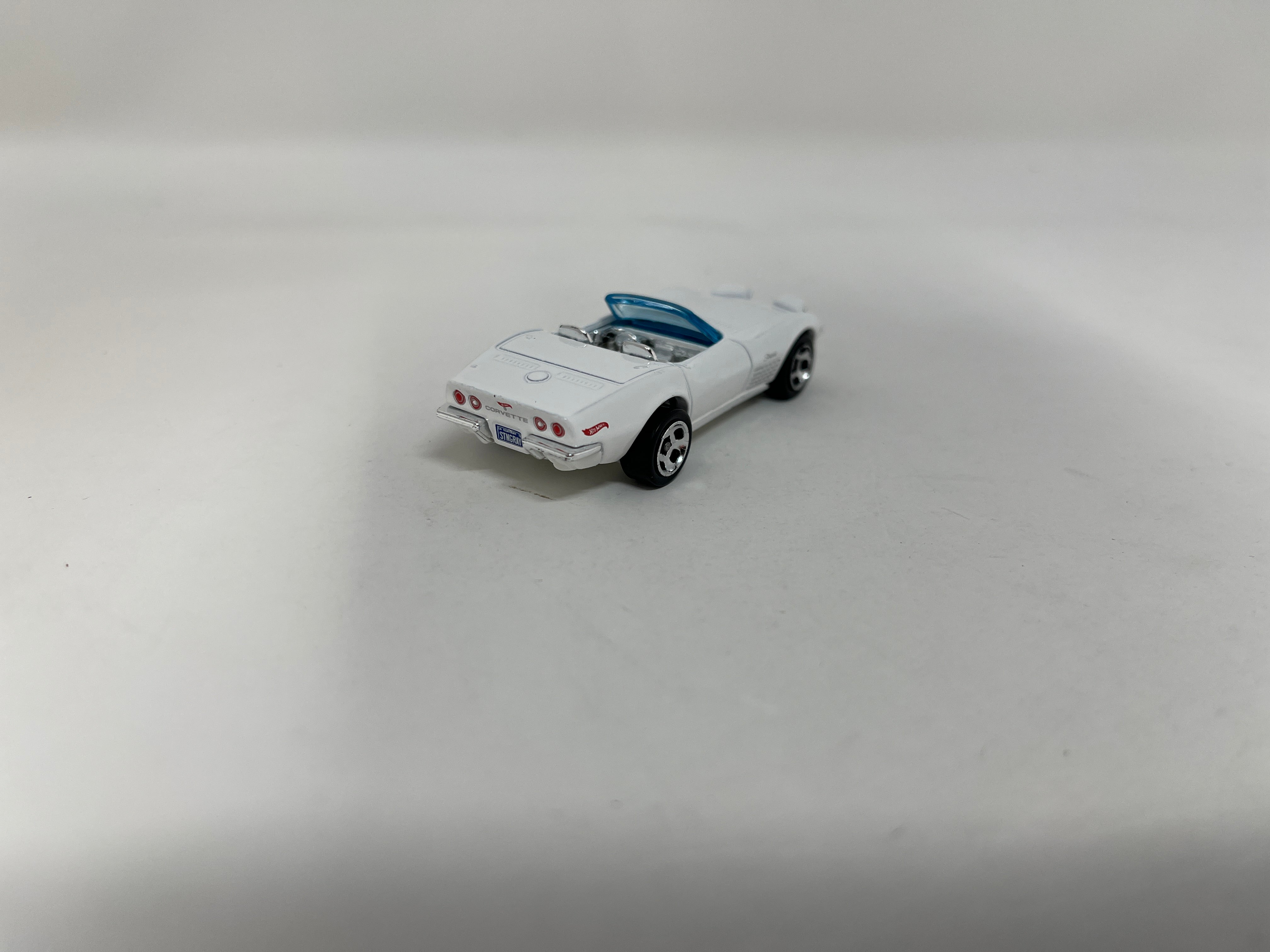 1972 Stingray Corvette Convertible * WHITE * Hot Wheels 1:64 scale Loose diecast、mySite、hgirdovlk