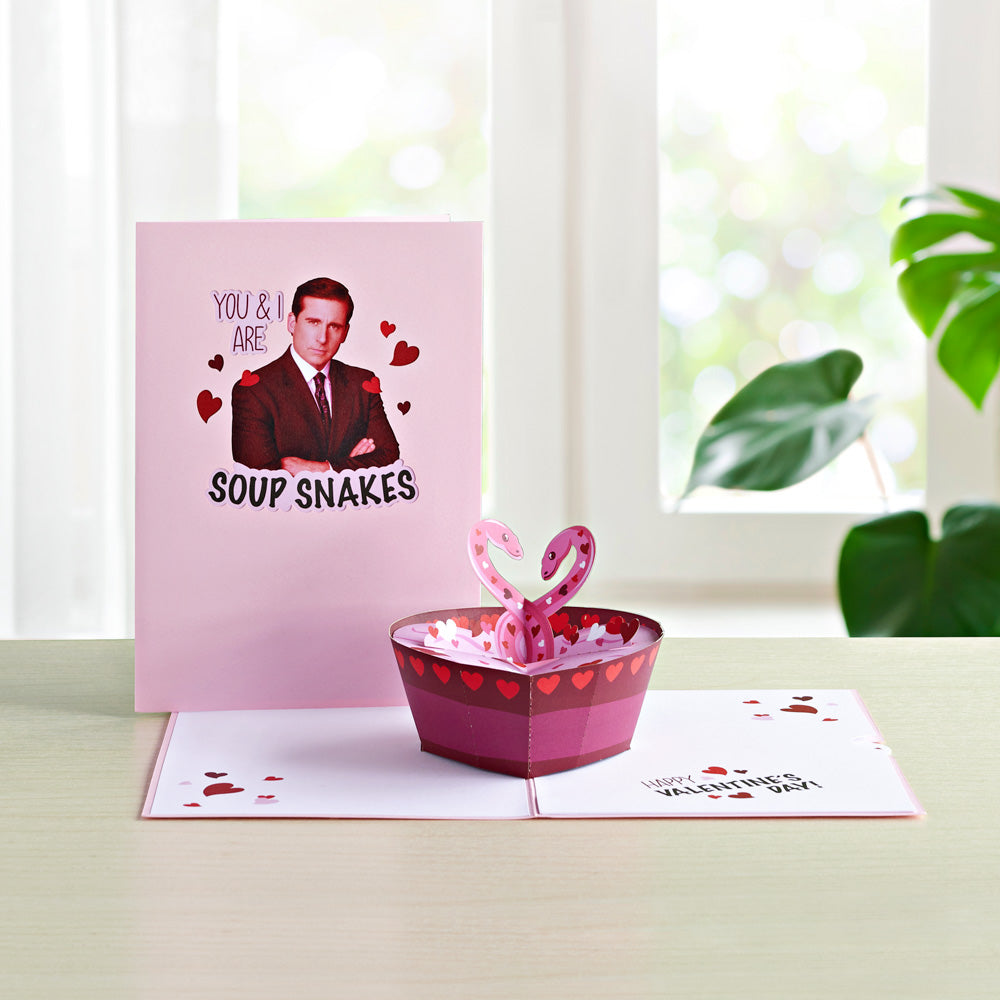 The Office Soup Snakes Pop-Up Card、mySite、solidvoid
