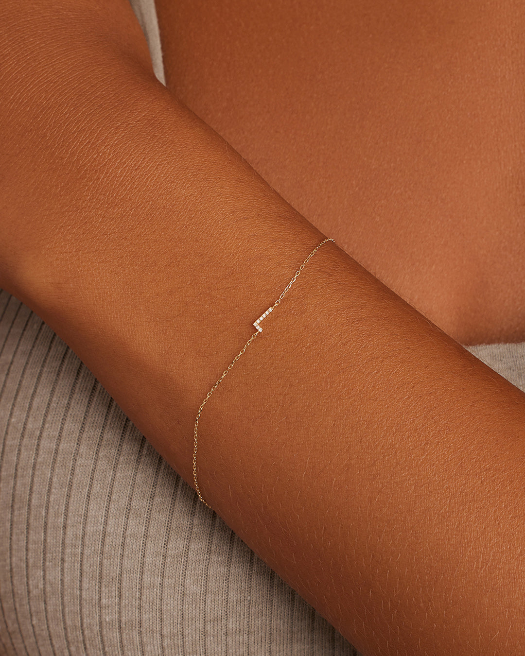 Diamond Pavé Alphabet Bracelet、mySite、hinf8tx79