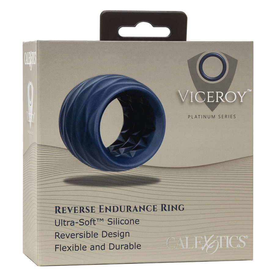 Viceroy Reverse Endurance Ring Blue Silicone Cock Ring by Cal Exotics、mySite、bottomscart