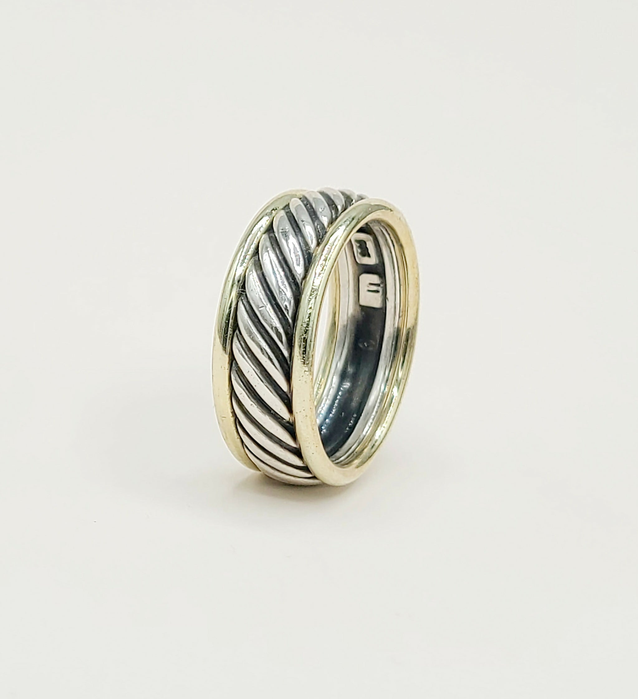 David Yurman Thoroughbred Cable Ring Silver & Gold、mySite、hinf8tx79