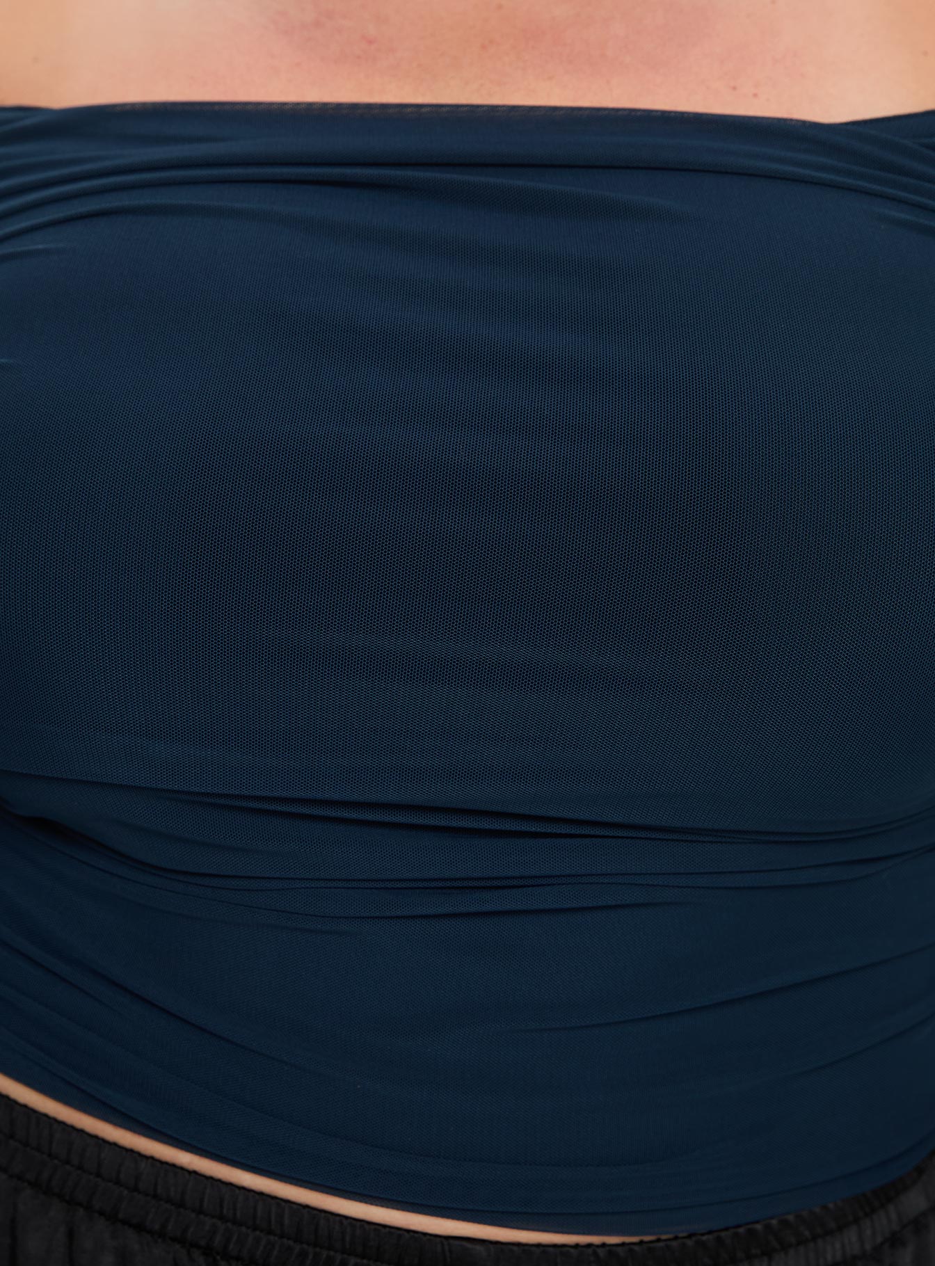 Moreno Off The Shoulder Top Navy Curve、mySite、solidvoid