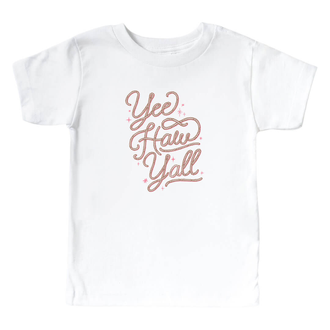  Yee Haw Y'all Kids Graphic Tee | White、mySite、layawaytickets