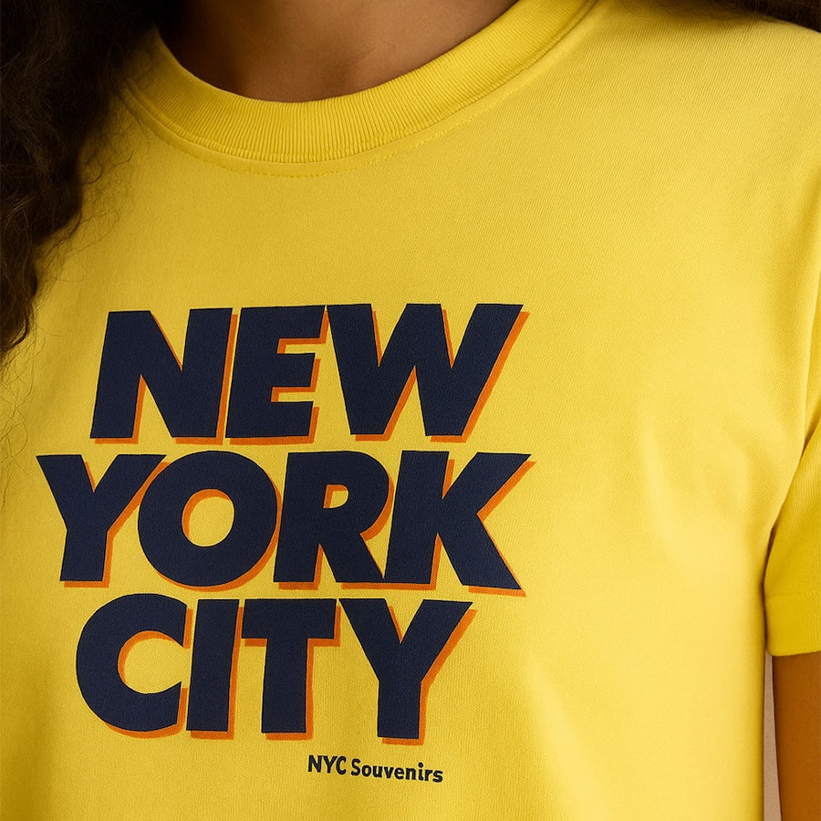 Souvenir Edit: NEW YORK CITY Retro Shadow Block Tee、mySite、vikingsvslions