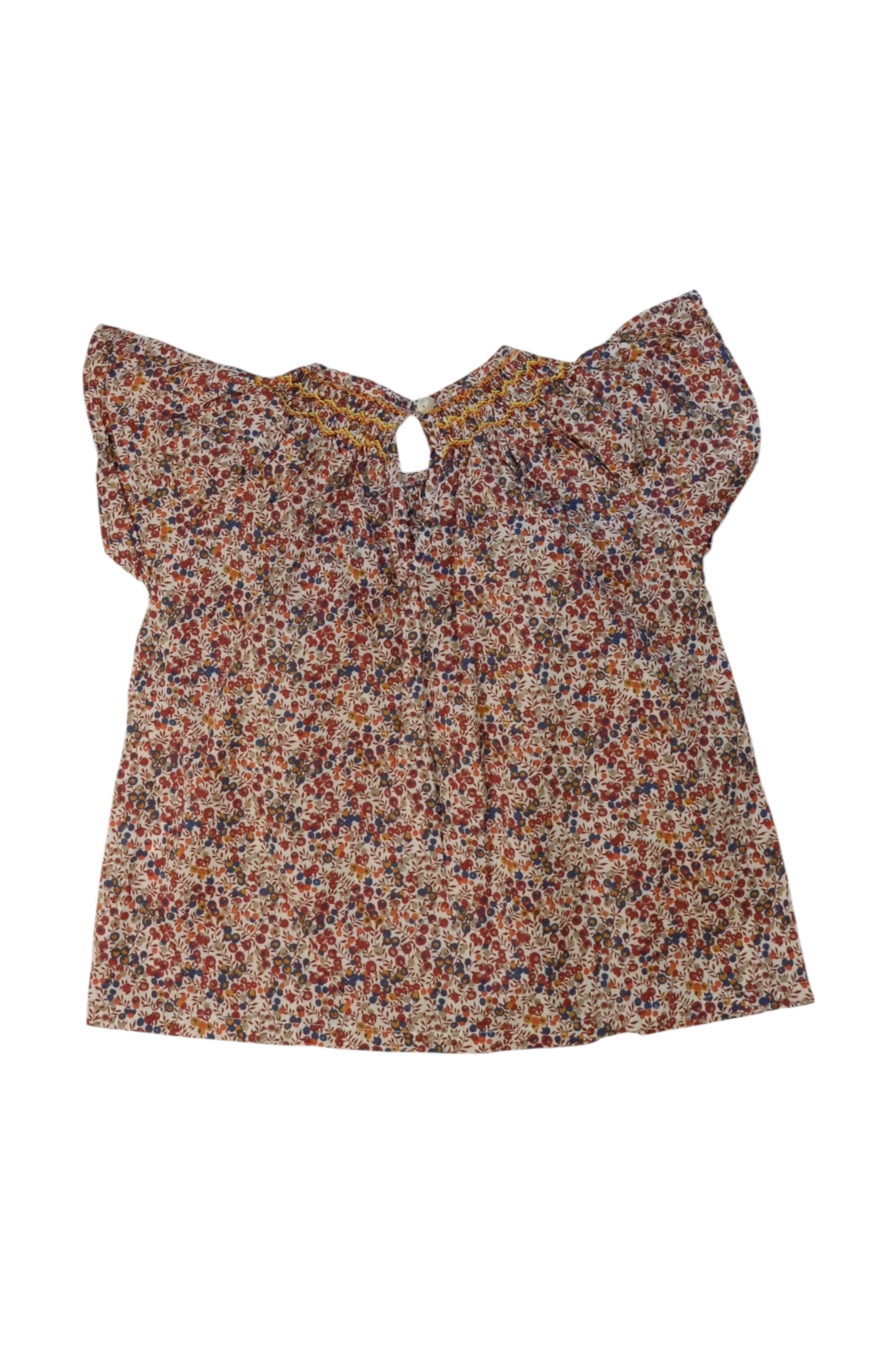 Marie Puce Floral Embroidered Top 4T、mySite、g9winljtr