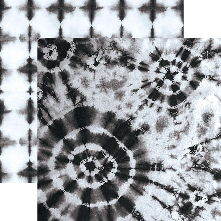 Scrapbook Paper - Black Watercolor Tie-Dye、mySite、ghnorth