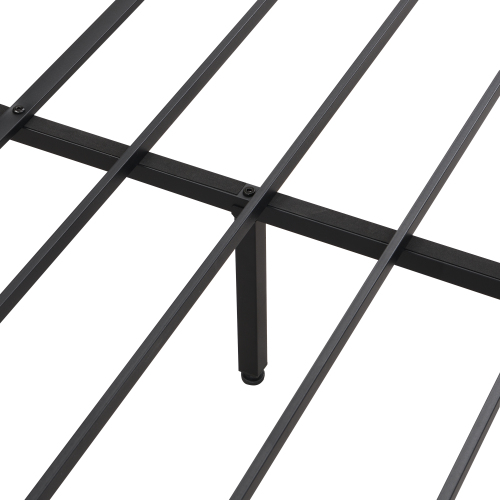 Full Size Metal Platform Bed Frame with Wooden Headboard and with Footboard USB,Charging Station,2 Drawers,storage, LED Lights, No Box Spring Needed, Easy Assemble、、casual