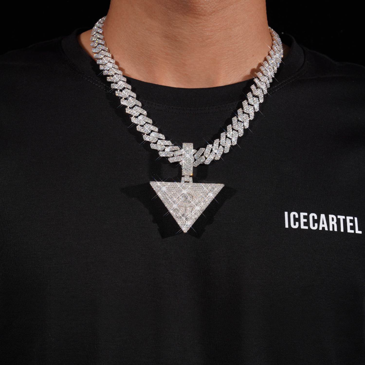 ILLUMINATI Custom Moissanite Pendant 14K Gold、mySite、hinf8tx79