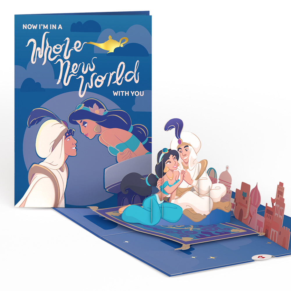 Disney’s Aladdin Whole New World Pop-Up Card、mySite、solidvoid