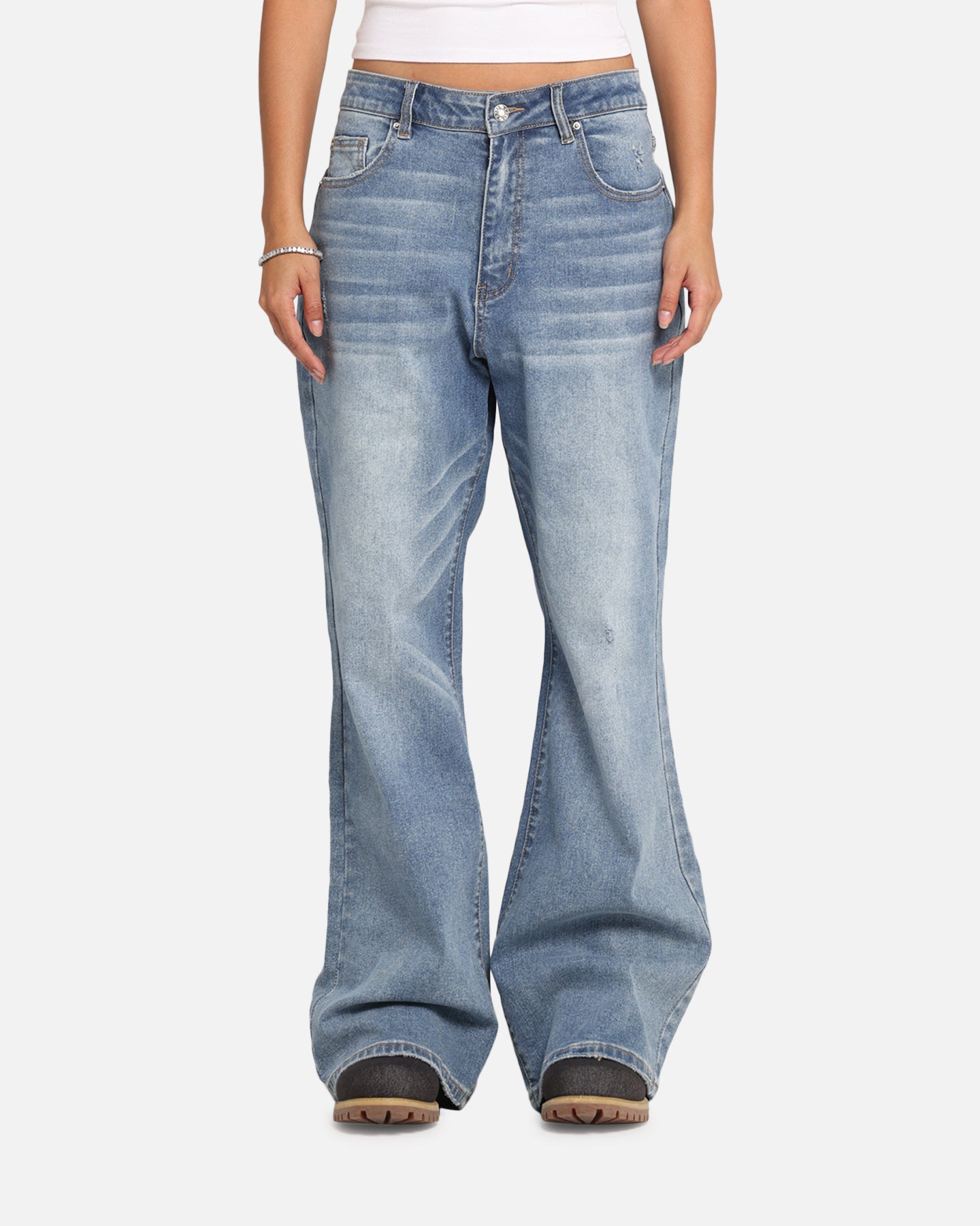 XXIII Game Play Flared Jeans Blue Denim、mySite、zt4zffjzw