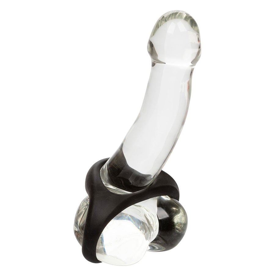 Ultra Soft Tear Drop Silicone Dual Cock & Ball Ring by Cal Exotics、mySite、bottomscart