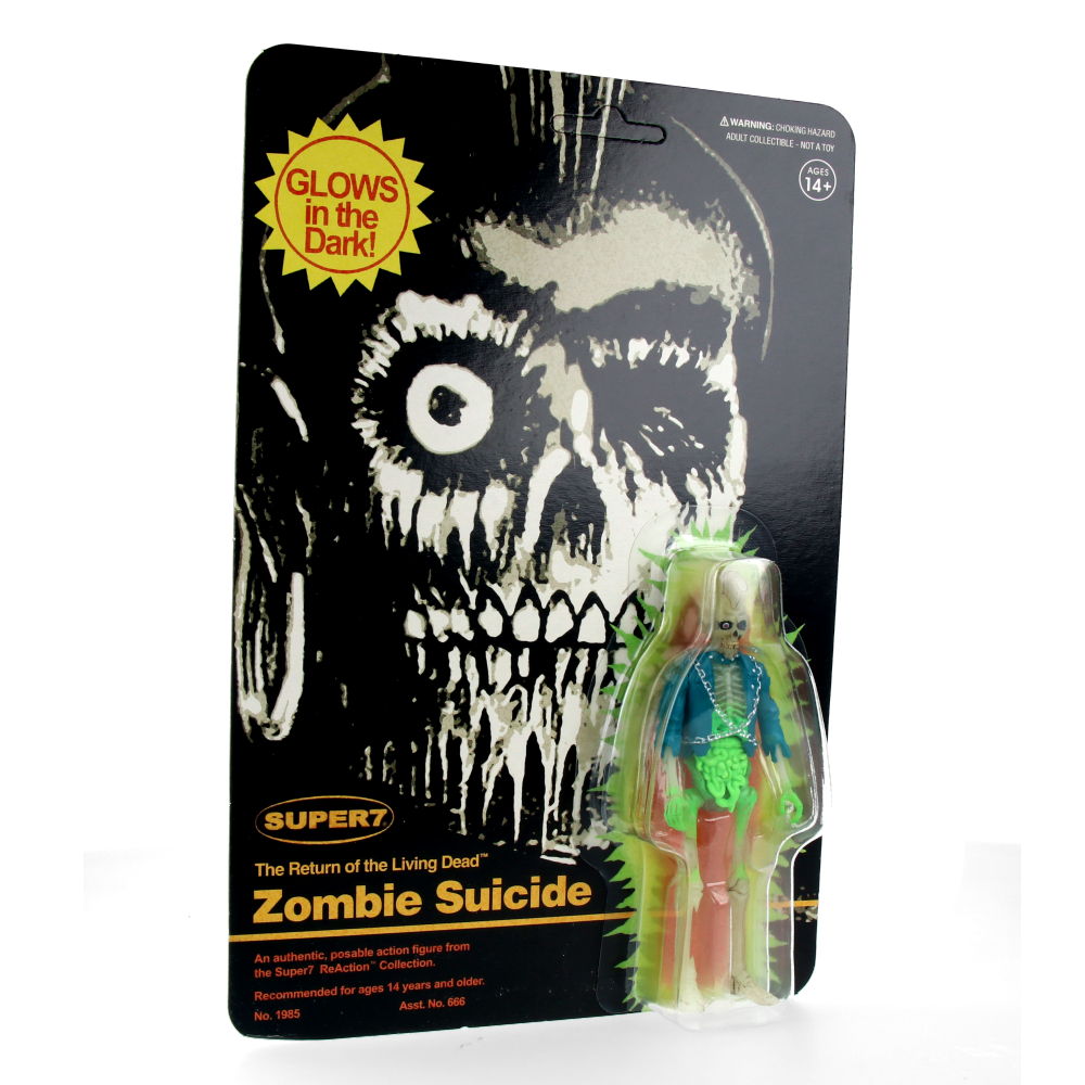  Return Of The Living Dead Reaction Figures Wave 5 - Zombie Suicide (Monster Glow)、mySite、greenlandpopulation
