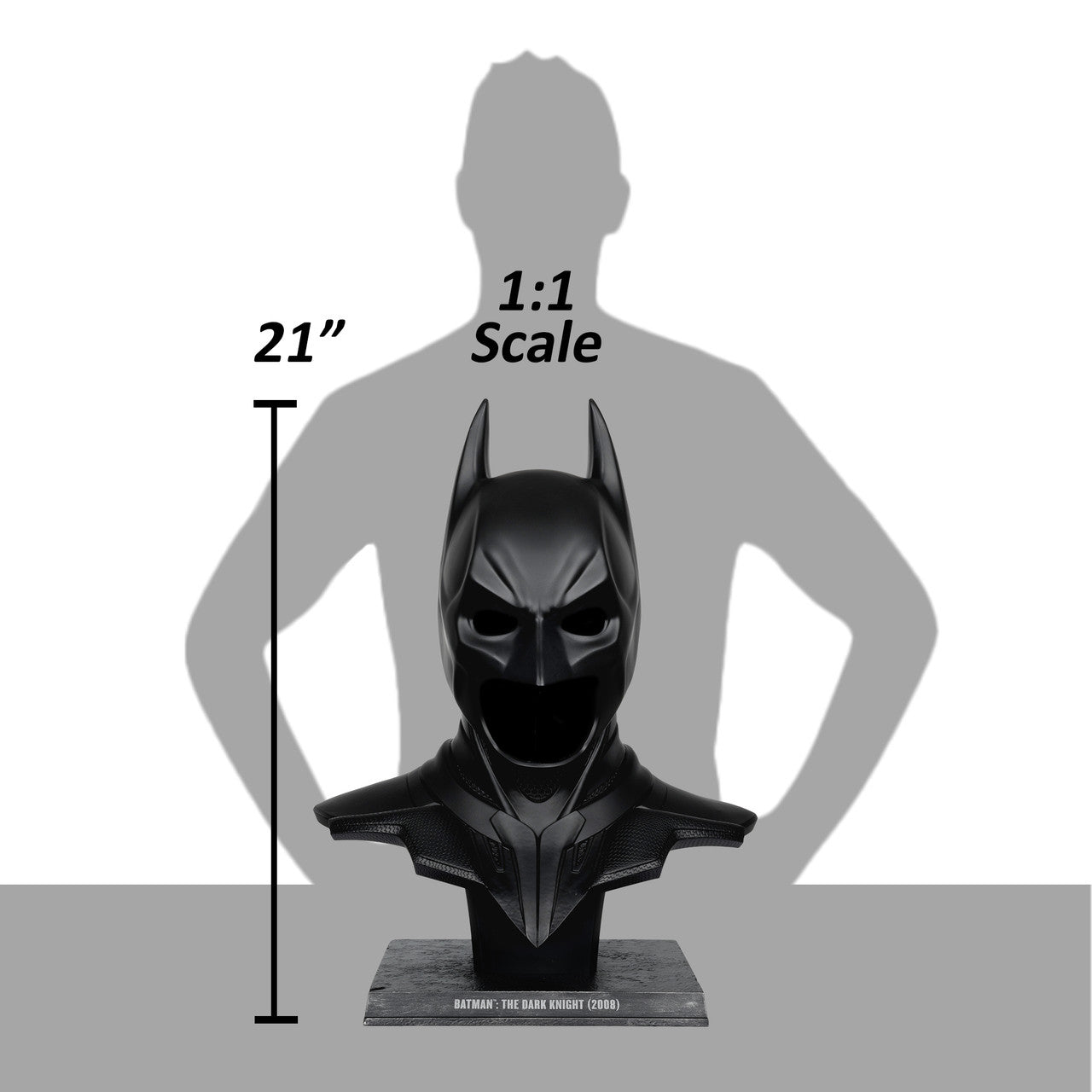 DC DIrect The Dark Knight (2008) Batman Cowl (1:1 Scale Replica)、mySite、hgirdovlk