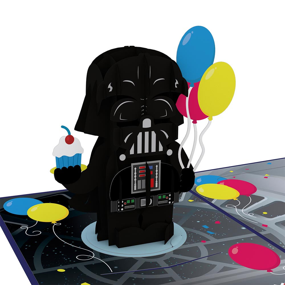 Star Wars™ Darth Vader™ Birthday Card with Pop-Up Gift、mySite、solidvoid
