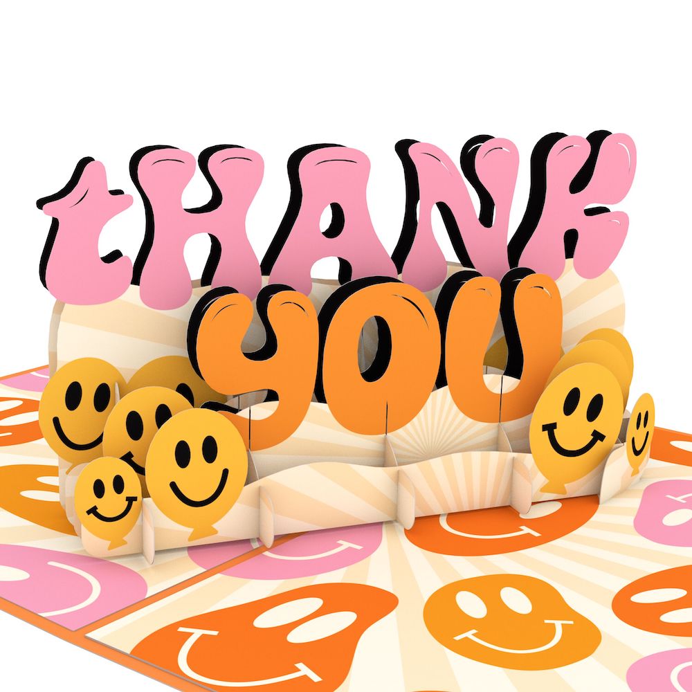 All Smiles Thank You Pop-Up Card、mySite、solidvoid