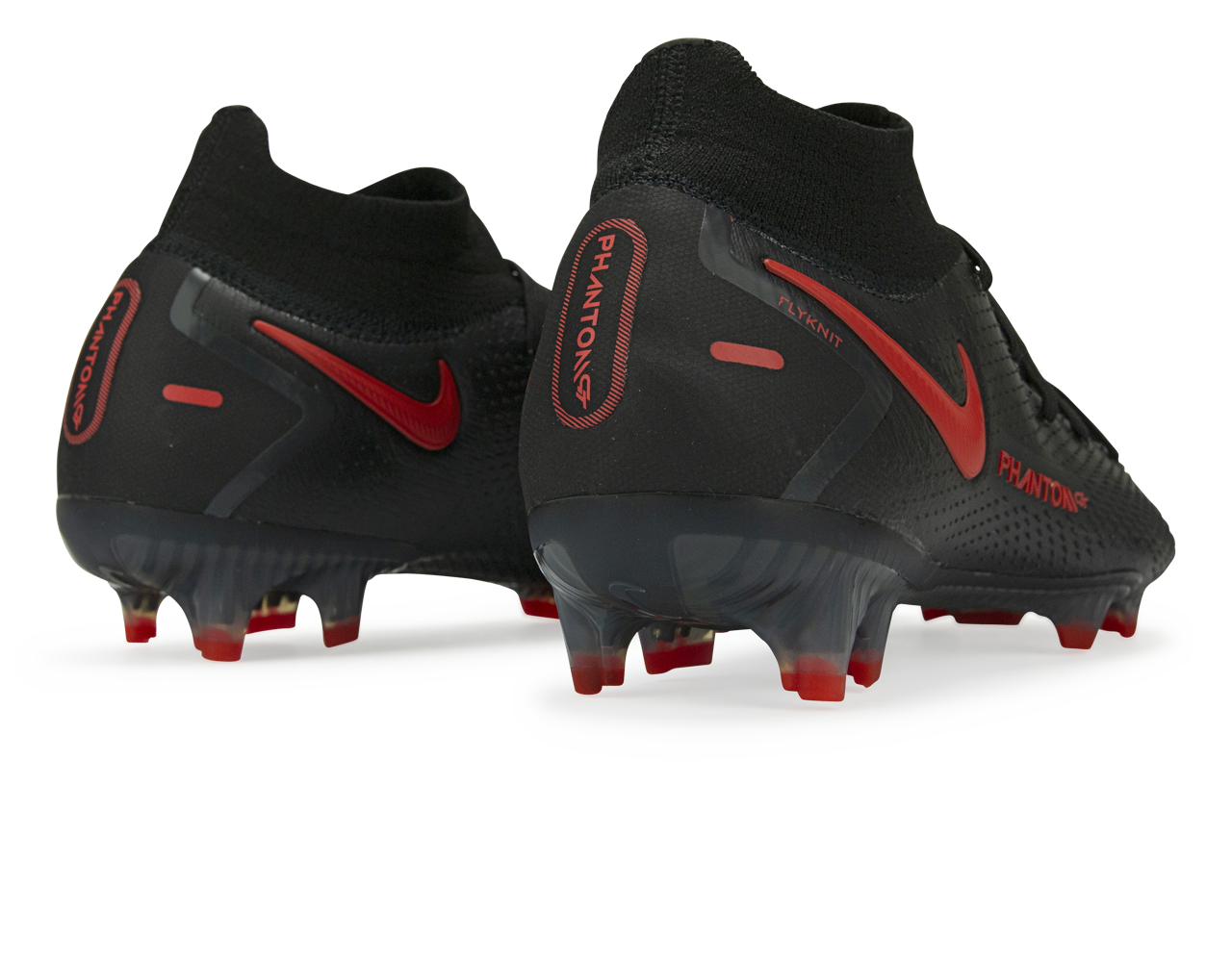 Nike Men's Phantom GT DF Elite FG Black/Dark Smoke Grey/Chile Red、mySite、noshort