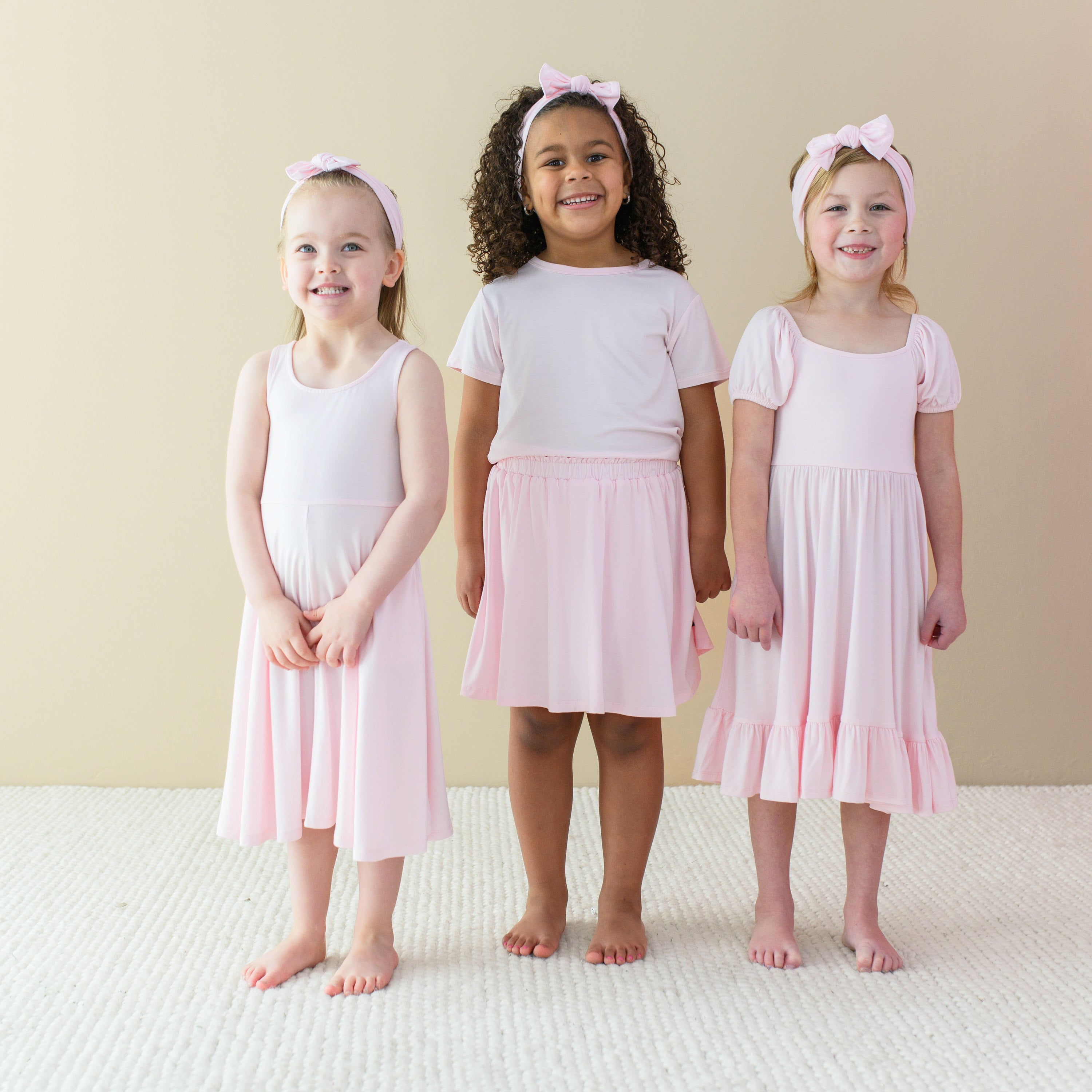  Puff Sleeve Twirl Dress in Sakura、mySite、layawaytickets