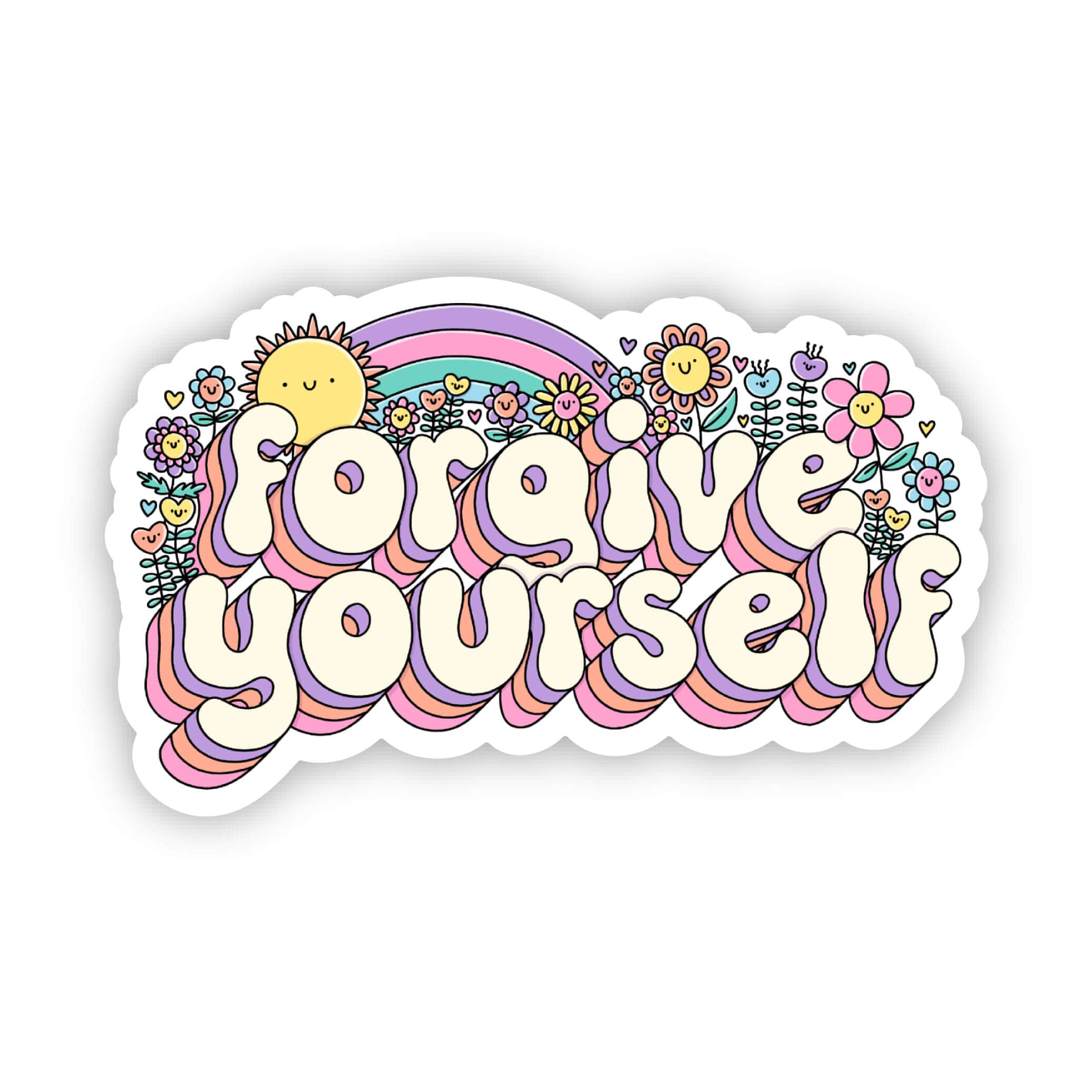  Forgive yourself sticker、mySite、ghnorth