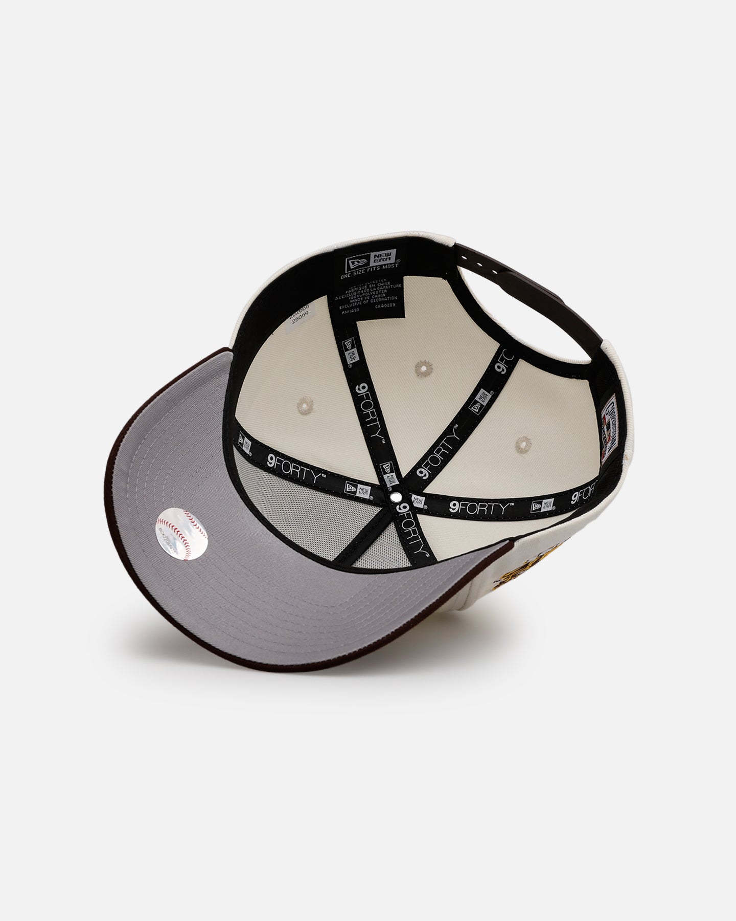 New Era San Diego Padres 'Team Color Visor' 9FORTY A-Frame Snapback Chrome/Official Team Color、mySite、zt4zffjzw
