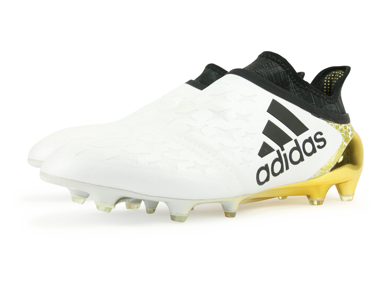 adidas Men's X 16+ PURECHAOS FG White/Core Black/Gold Metalic、mySite、bottomscart