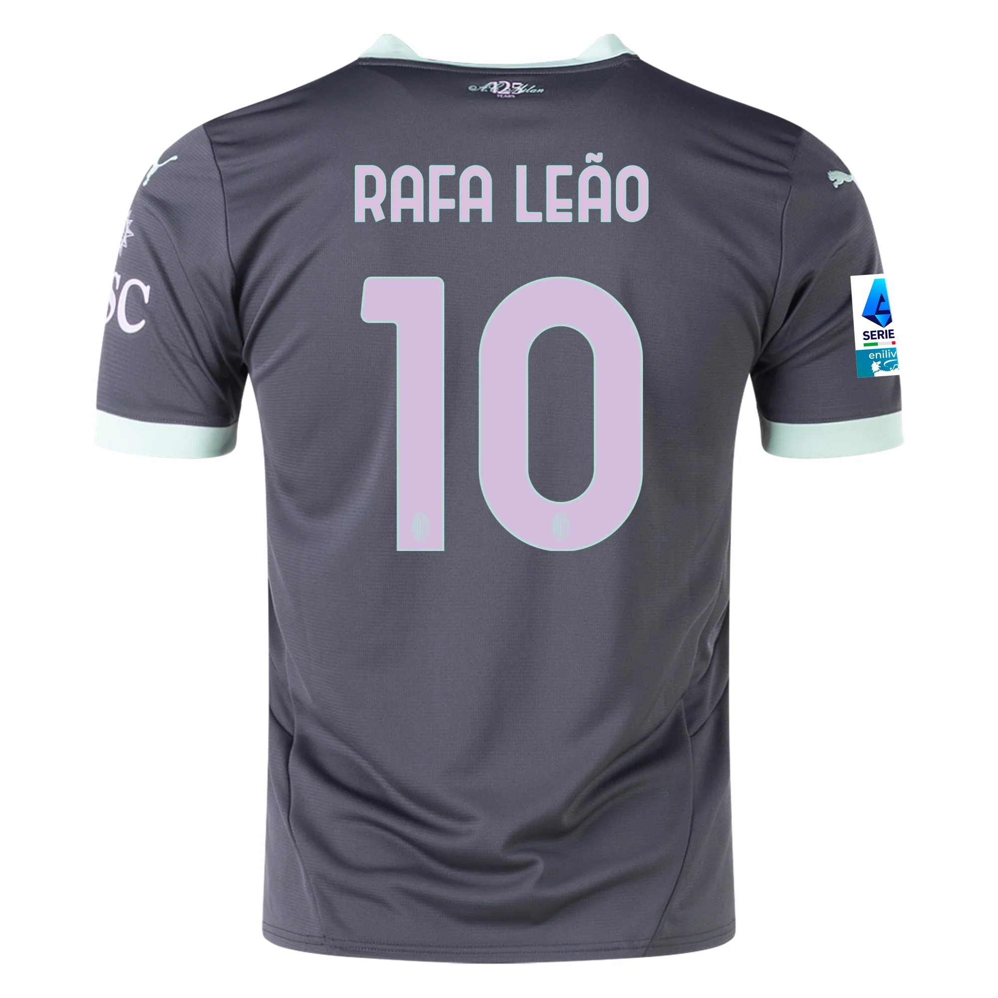 Puma AC Milan Rafael Leao Third Jersey w/ Serie A Patch 24/25 (Shadow Gray/Fresh Mint)、mySite、shPuma AC Milan Rafael Leao Third Jersey w/ Serie A Patch 24/25 (Shadow Gray/Fresh Mint)、mySite、glenpowelloop_name