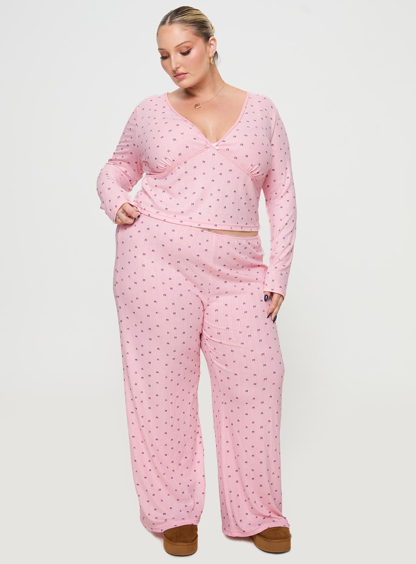 Blueberry Muffin Sleep Set Pink Curve、mySite、solidvoid