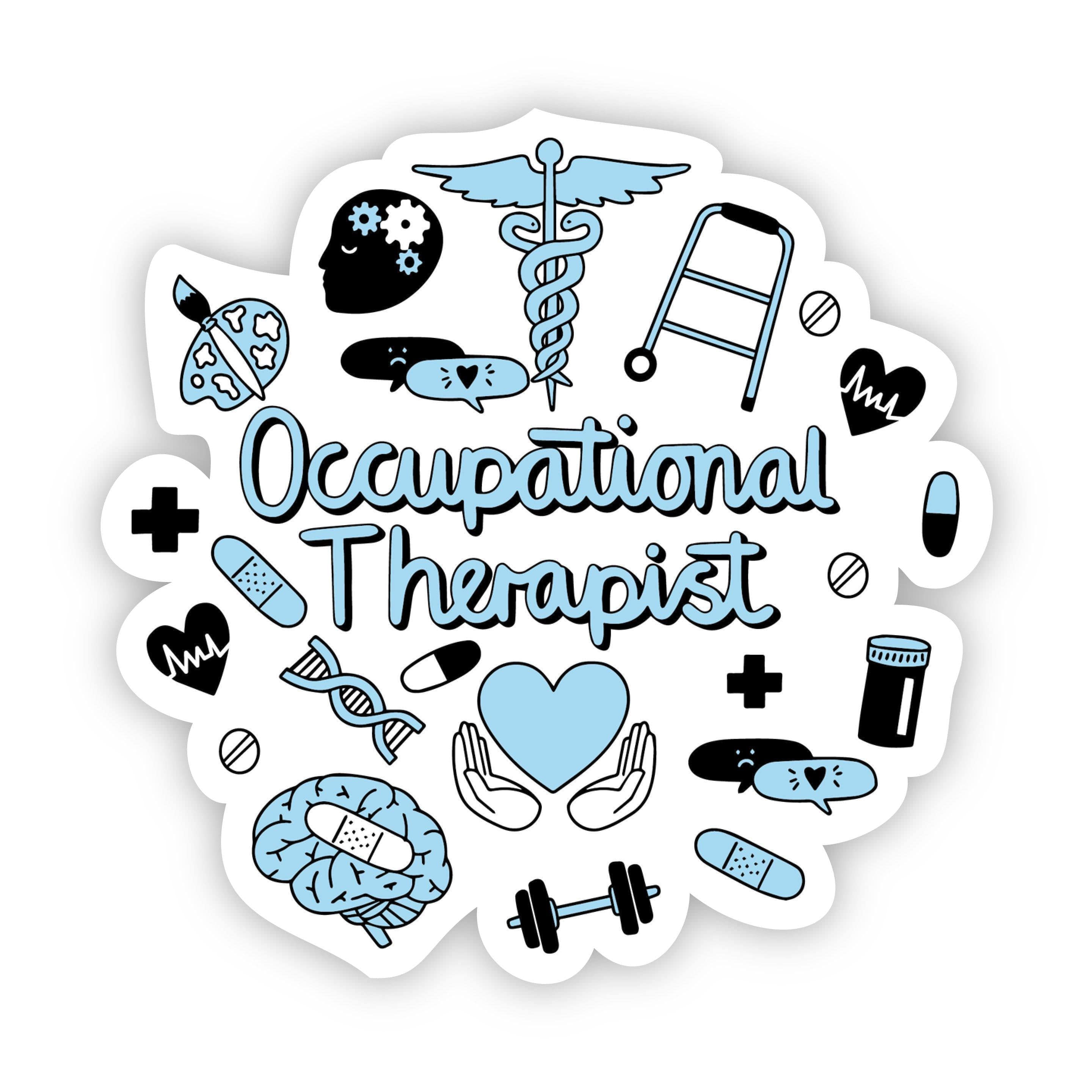  Occupational Therapist Blue Sticker、mySite、elrpsem3k