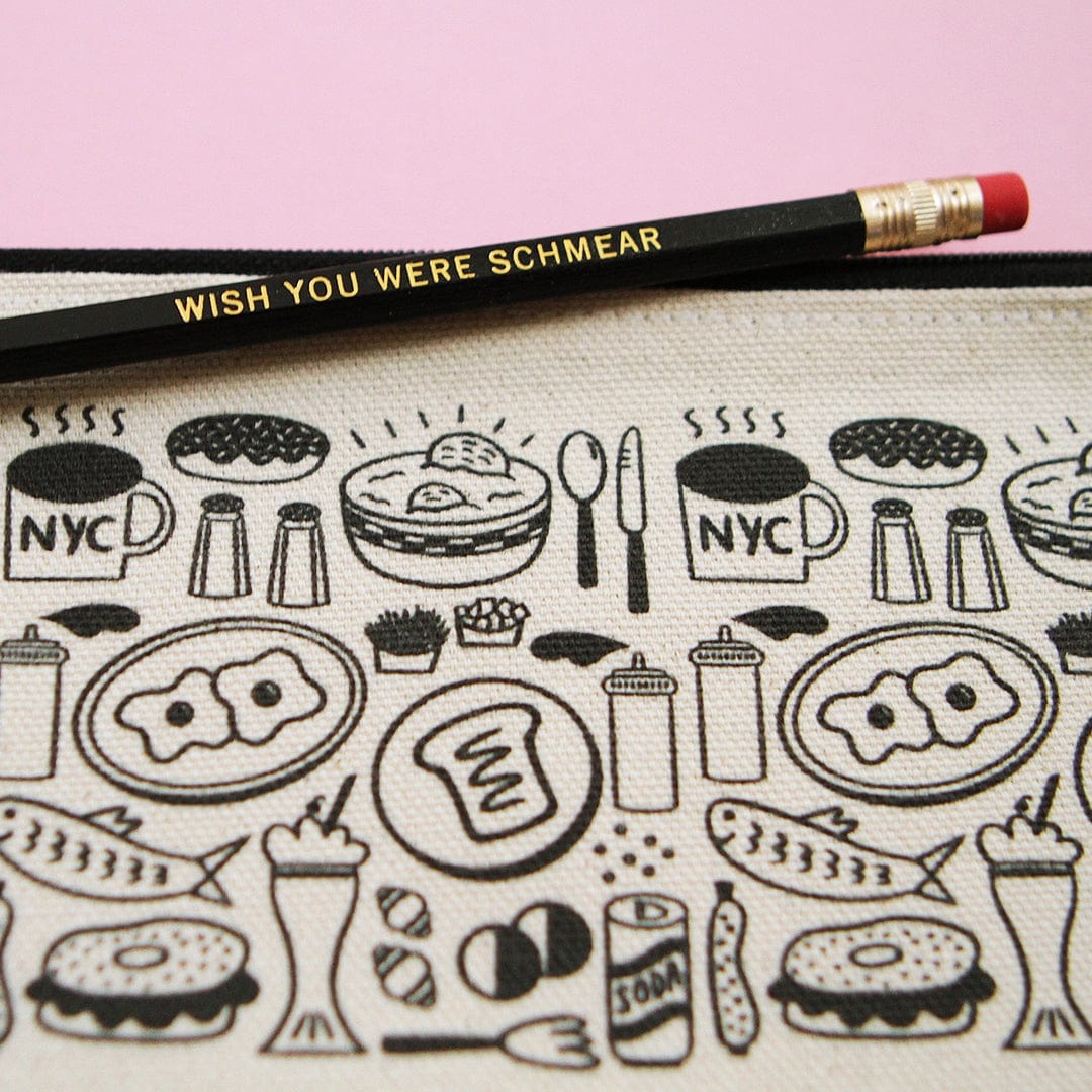 Wish You Were Schmear Pencil Case and Pencils、mySite、topwebapps