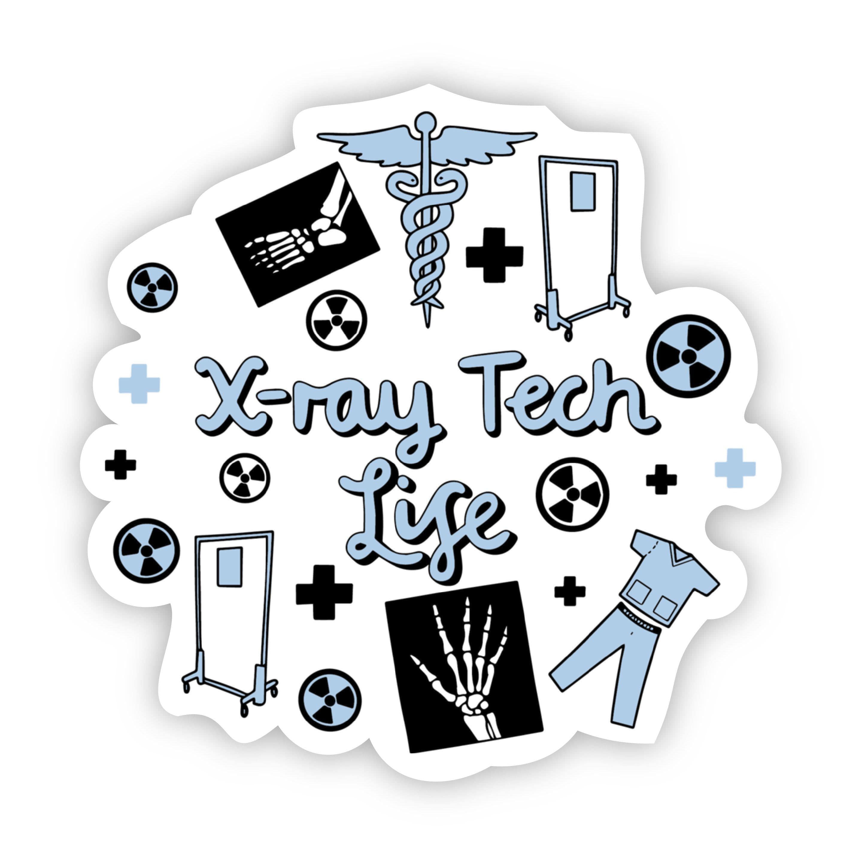  X-ray Tech Life Blue Sticker、mySite、elrpsem3k