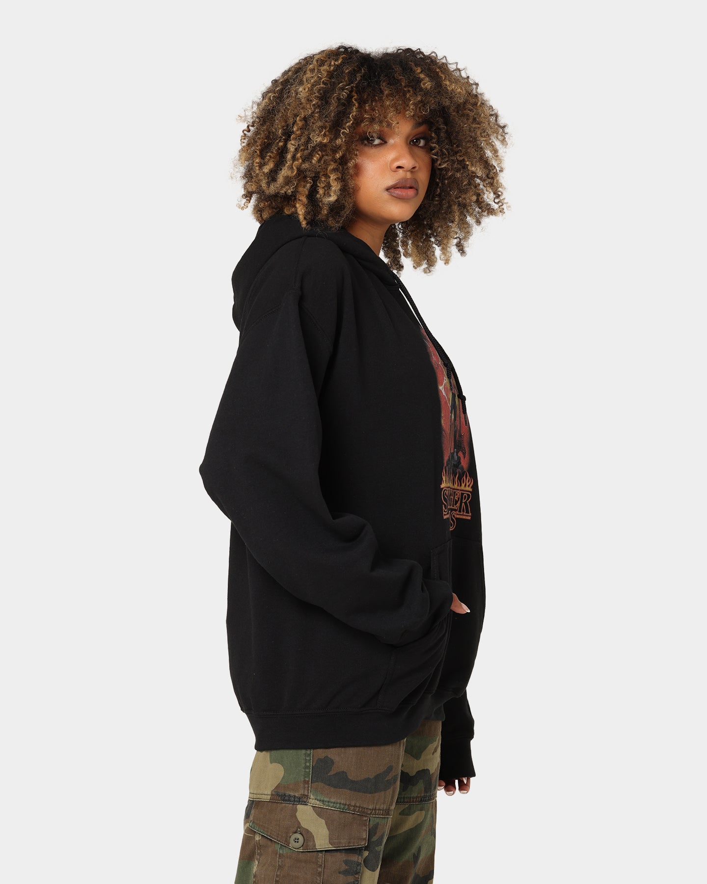 Goat Crew X Stranger Things Metal Hoodie Black、mySite、zt4zffjzw