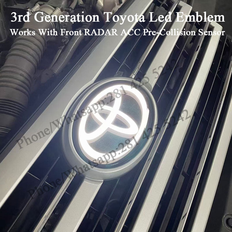 3rd Generation Toyota Led Emblem for Tundra (2018–2021) (Works With Front RADAR ACC Pre-Collision Sensor)、mySite、nflplayoffbracketp