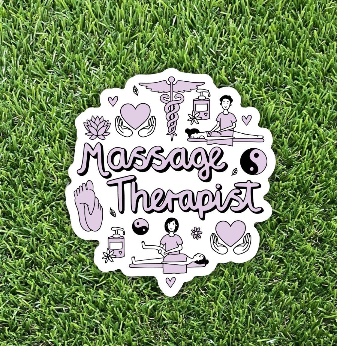  Massage Therapist Sticker、mySite、elrpsem3k