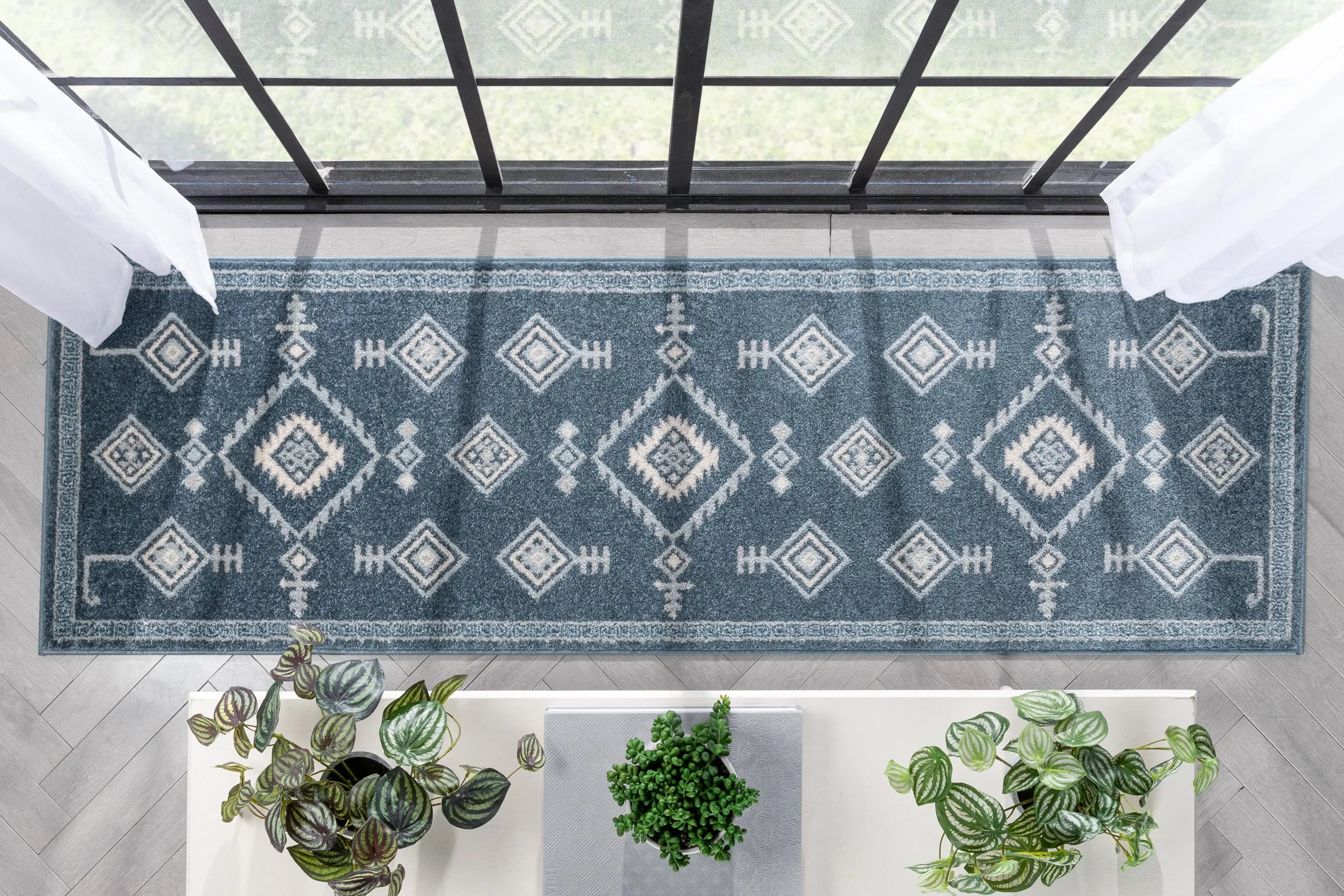 Azra Tribal Medallion Dark Blue Rug、mySite、gigharbornorthrealestate