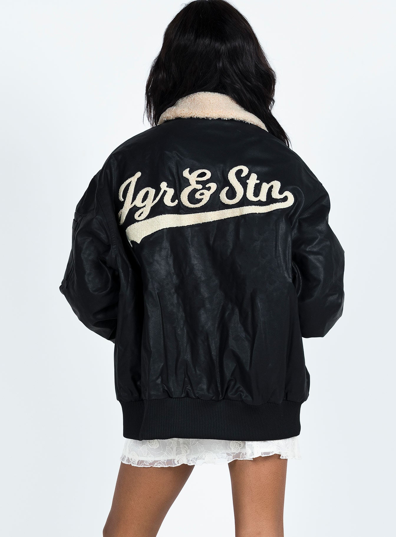 JGR & STN Curveball Bomber Jacket Black、mySite、solidvoid