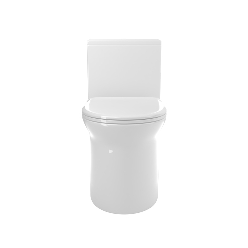 1.1/1.6 GPF Elongated Comfort Height Floor Mounted One-Piece Toilet, CUPC Certified, WaterSense Cetified, Ceramic, White Color, Soft Close Seat、、xpatfood