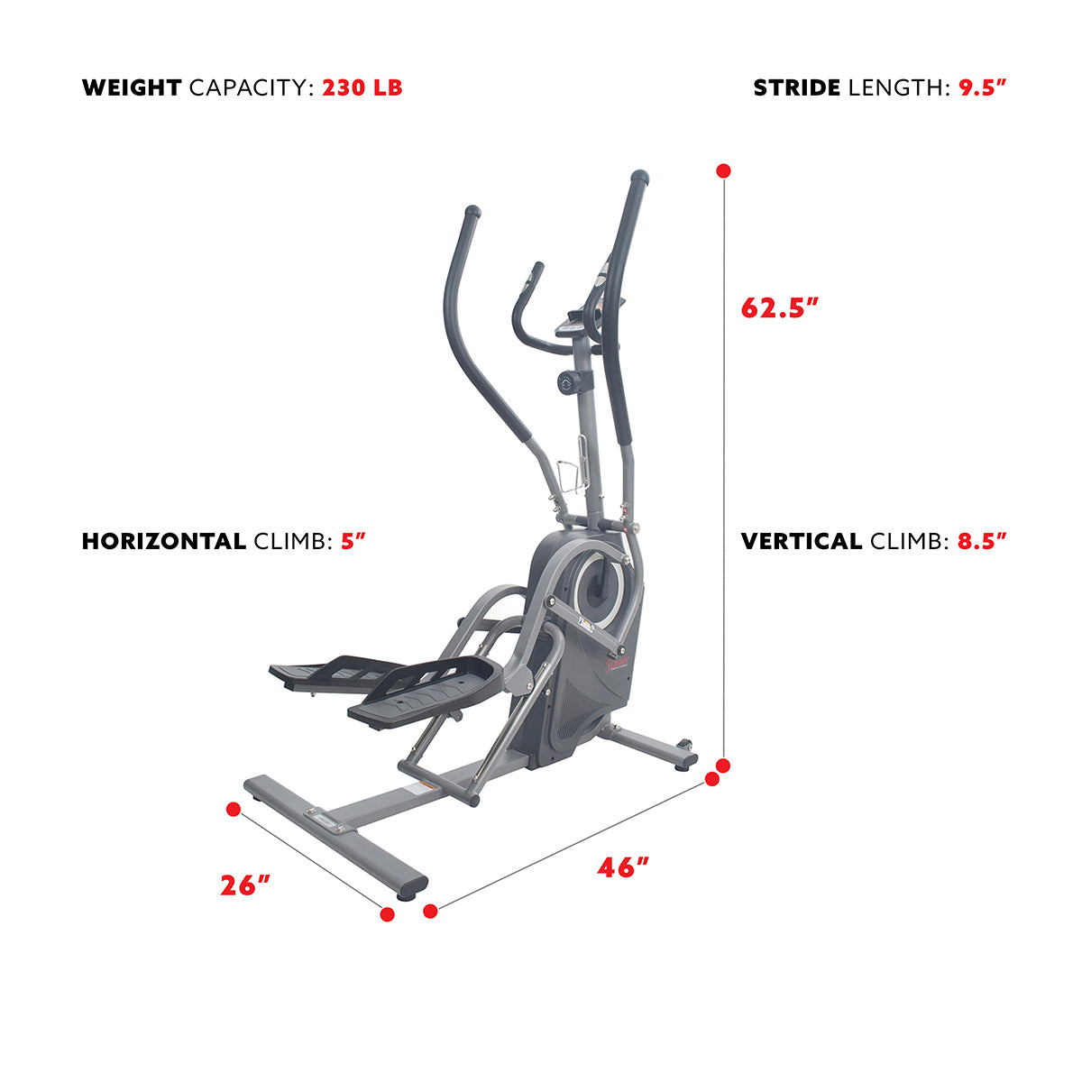  Pro Cardio Climber Elliptical Machine、mySite、ghnorth