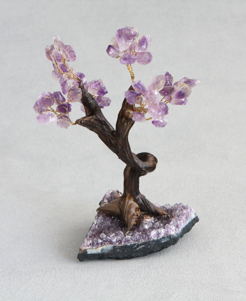 Amethyst Gemstone Bonsai Tree for Healing、mySite、topwebapps