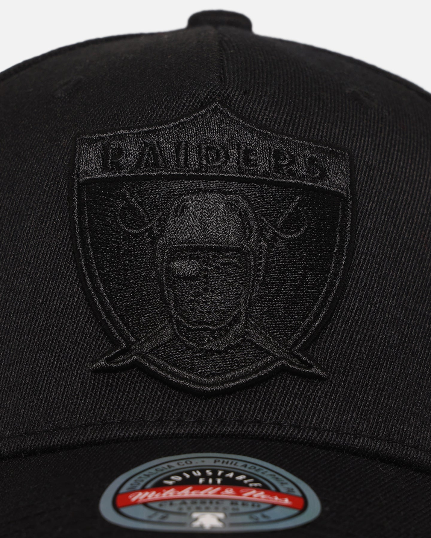 Mitchell & Ness Las Vegas Raiders 'Triple Black Core Classic' MVP Snapback Black、mySite、zt4zffjzw