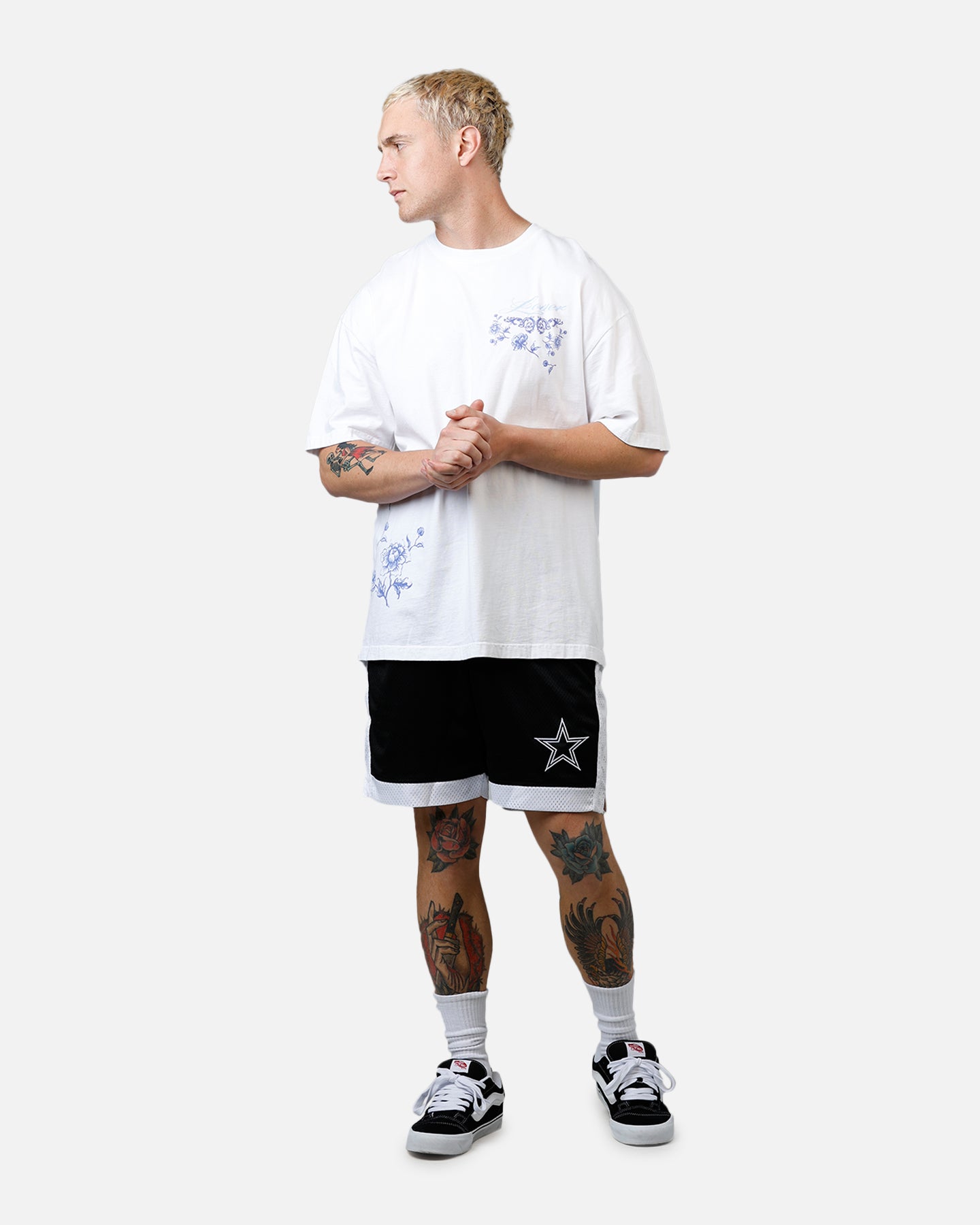 New Era Dallas Cowboys Sport Class Shorts Black/White、mySite、zt4zffjzw