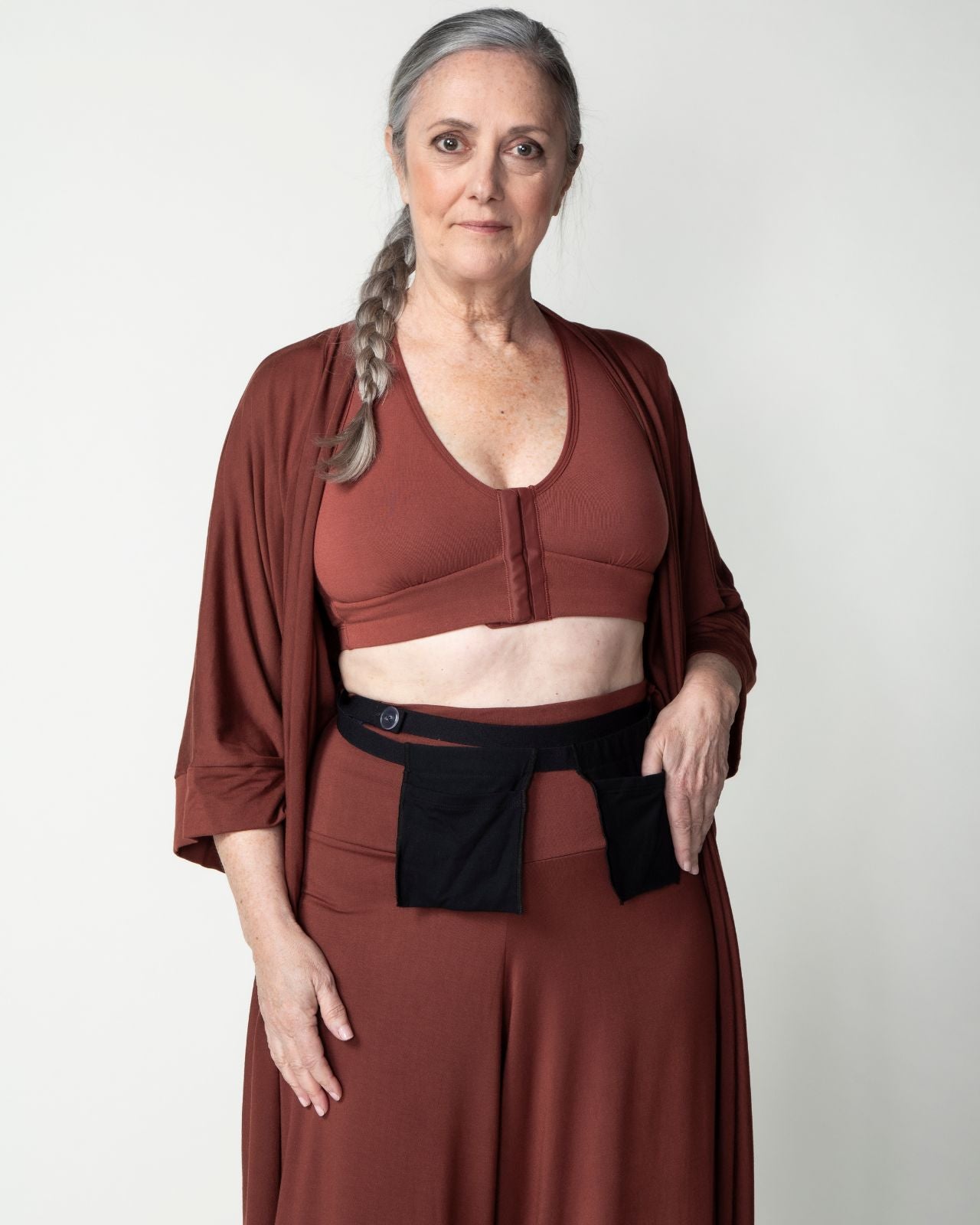 Miena Robe with Drain Management Belt、mySite、bengalsvssteelers